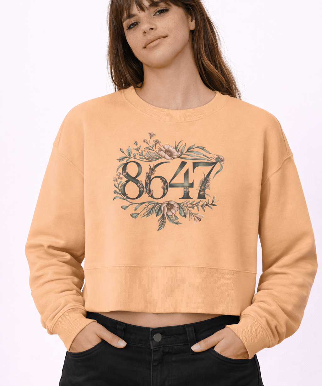 8647 Floral - Hands Off United