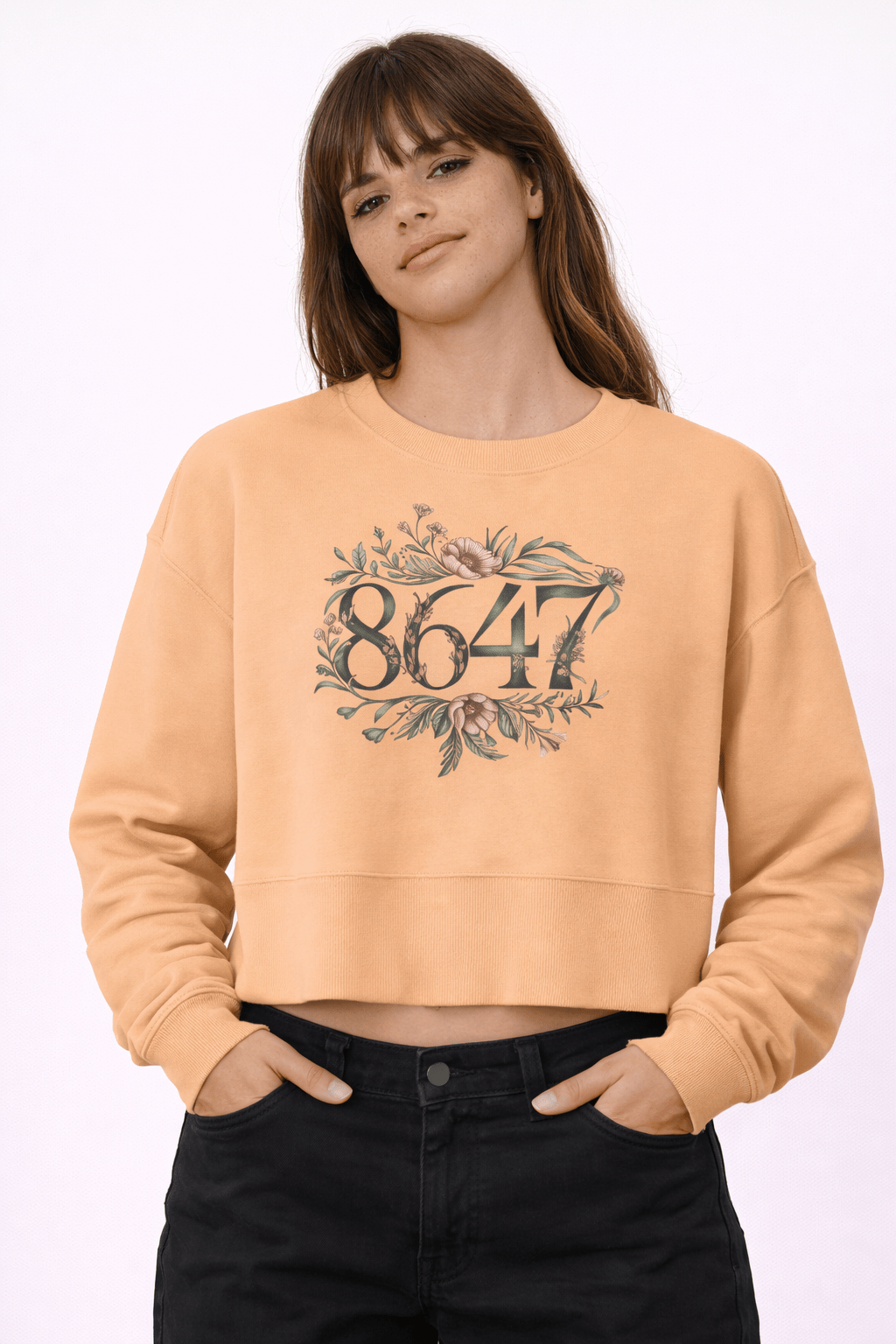 8647 Floral - Hands Off United