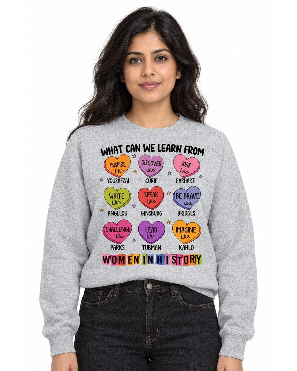 What Can We Learn From Women In History - Crewneck