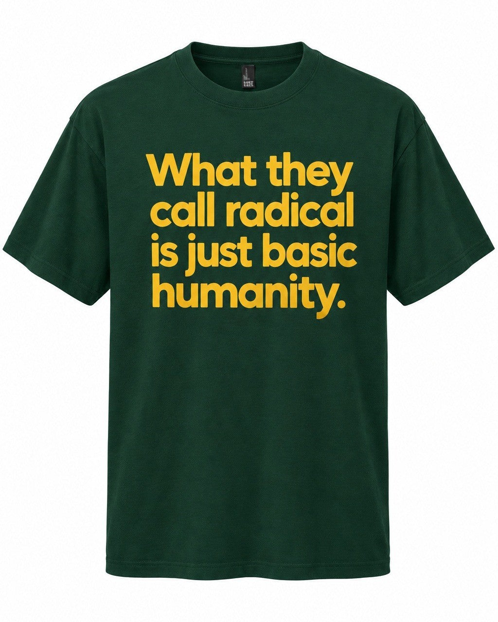What They Call Radical Is Just Basic Humanity - T-Shirt