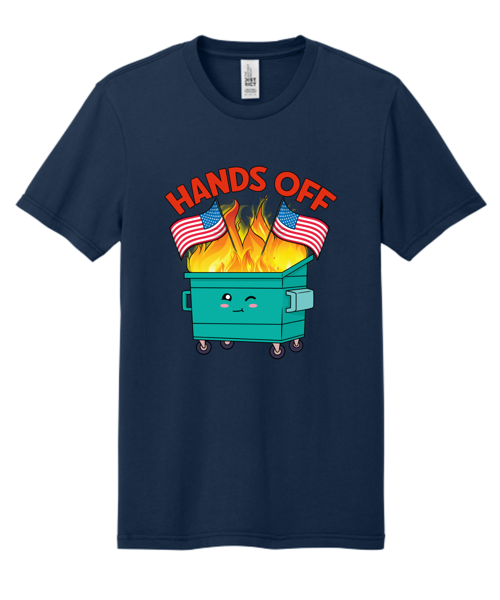 Hands Off American Flag