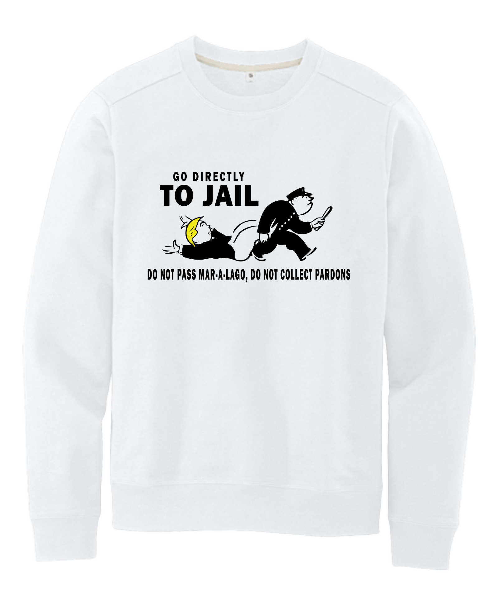 Go Directly To Jail Shirt | Political Satire Graphic Tee | Funny Protest T-Shirt