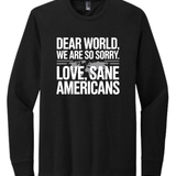 Dear World We Are So Sorry