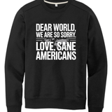 Dear World We Are So Sorry