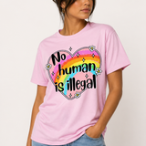 No Human Is Illegal Heart Tee