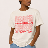 No Human Is Illegal On Stolen Land Tee