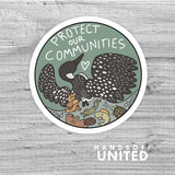 Protect Our Communities Die Cut Sticker