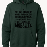 We No Longer Have Difference In Political Opinion