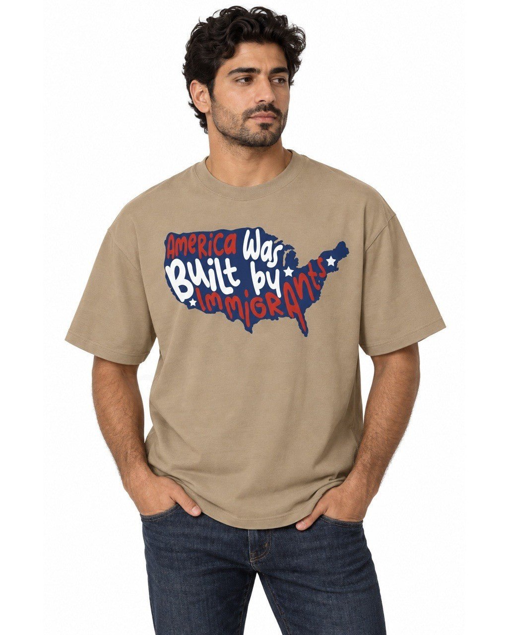 America Was Built By Immigrants - Hands Off United