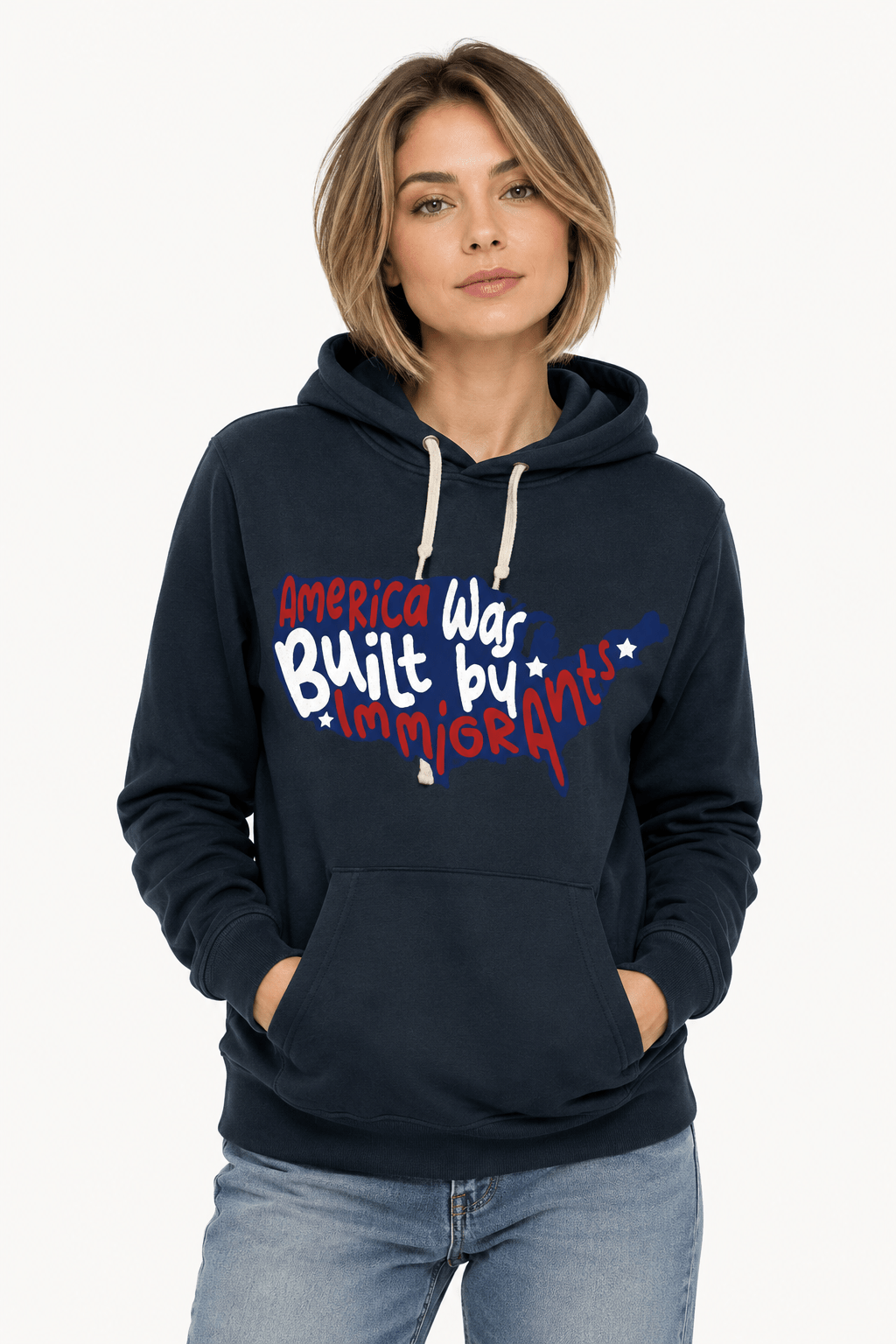 America Was Built By Immigrants - Hands Off United