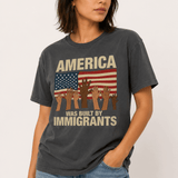 America Was Built By Immigrants Tee - Hands Off United