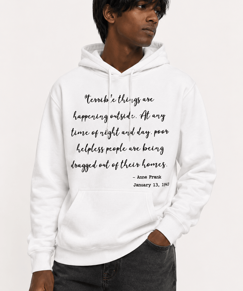 Anne Frank Quote - Hands Off United