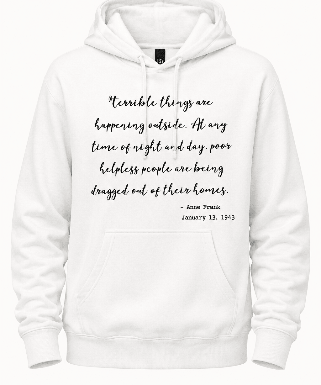 Anne Frank Quote - Hands Off United