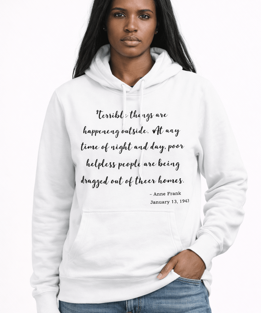 Anne Frank Quote - Hands Off United