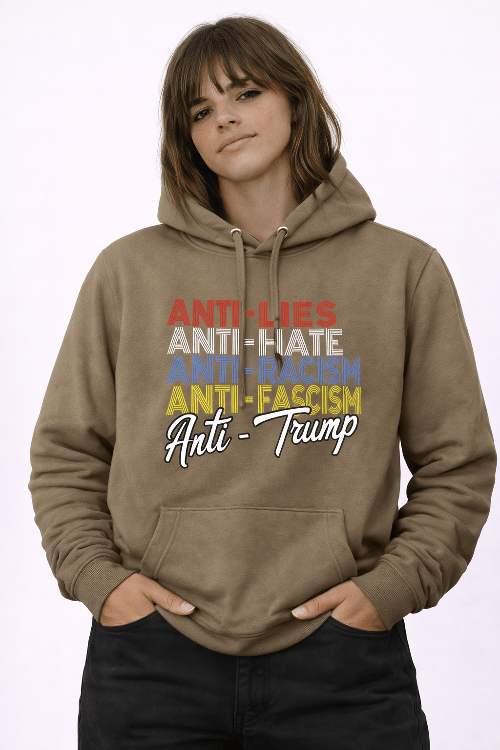 Anti - Lies Anti-Hate Anti - Trump - Hands Off United