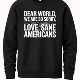Dear World We Are So Sorry - Hands Off United
