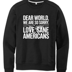 Dear World We Are So Sorry - Hands Off United
