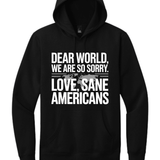 Dear World We Are So Sorry - Hands Off United