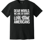 Dear World We Are So Sorry - Hands Off United