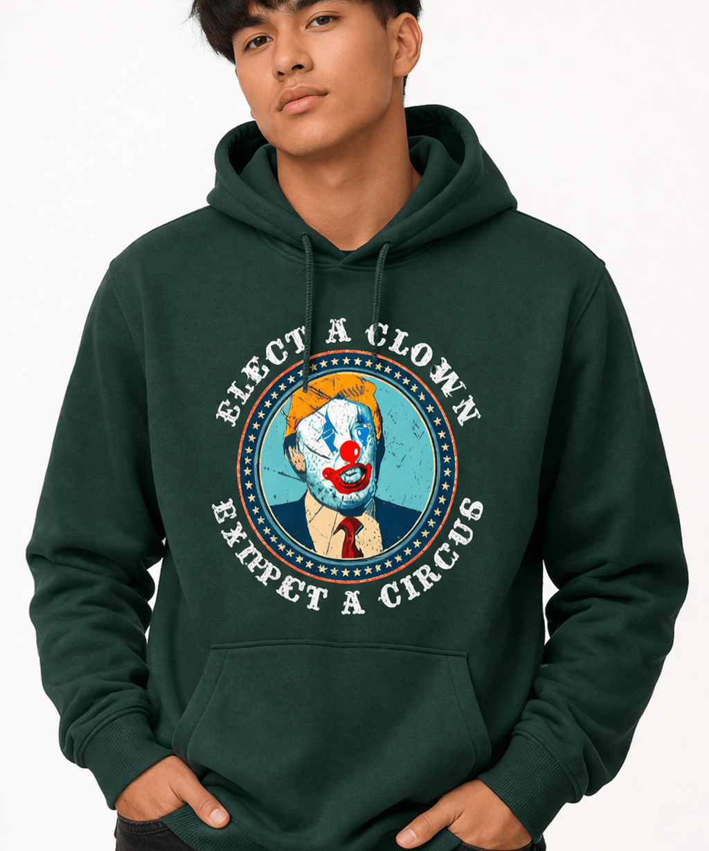 Elect Clown Expect A Circus - Hands Off United