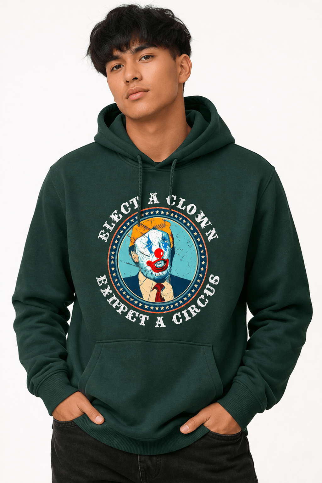 Elect Clown Expect A Circus - Hands Off United