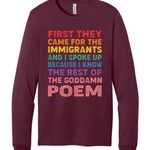 First They Came For Immigrants - Hands Off United