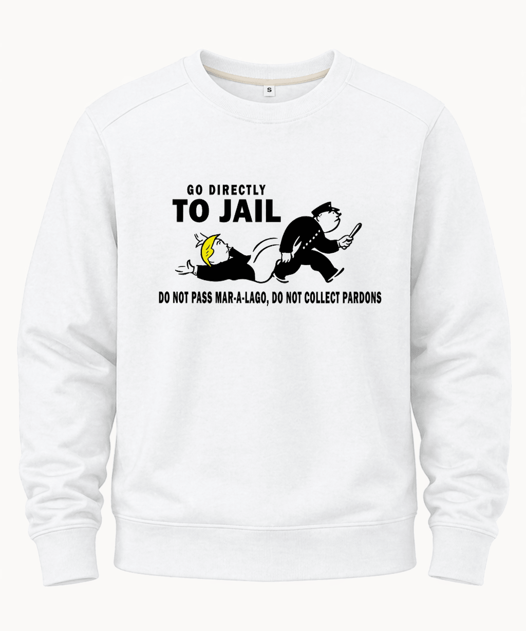 Go Directly To Jail Shirt | Political Satire Graphic Tee | Funny Protest T-Shirt - Hands Off United