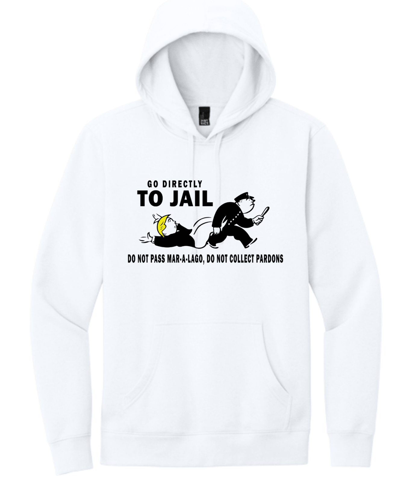 Go Directly To Jail Shirt | Political Satire Graphic Tee | Funny Protest T-Shirt - Hands Off United