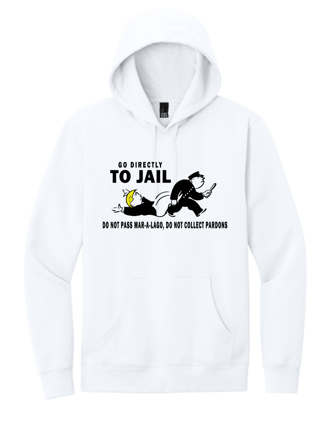 Go Directly To Jail Shirt | Political Satire Graphic Tee | Funny Protest T-Shirt - Hands Off United