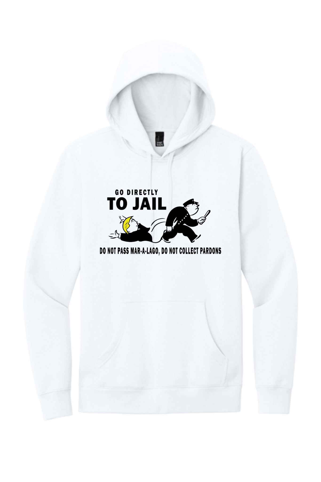 Go Directly To Jail Shirt | Political Satire Graphic Tee | Funny Protest T-Shirt - Hands Off United