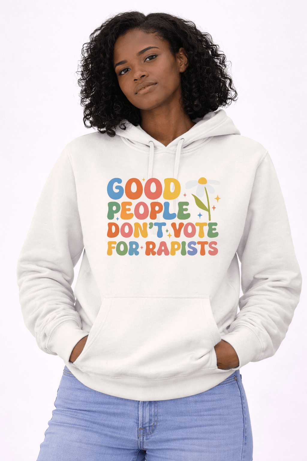 Good People Don't Vote For Rapists - Hands Off United