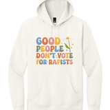 Good People Don't Vote For Rapists - Hands Off United