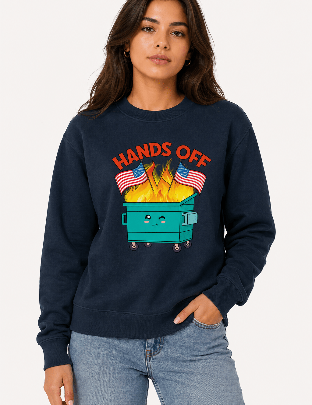 Hands Off American Flag - Hands Off United