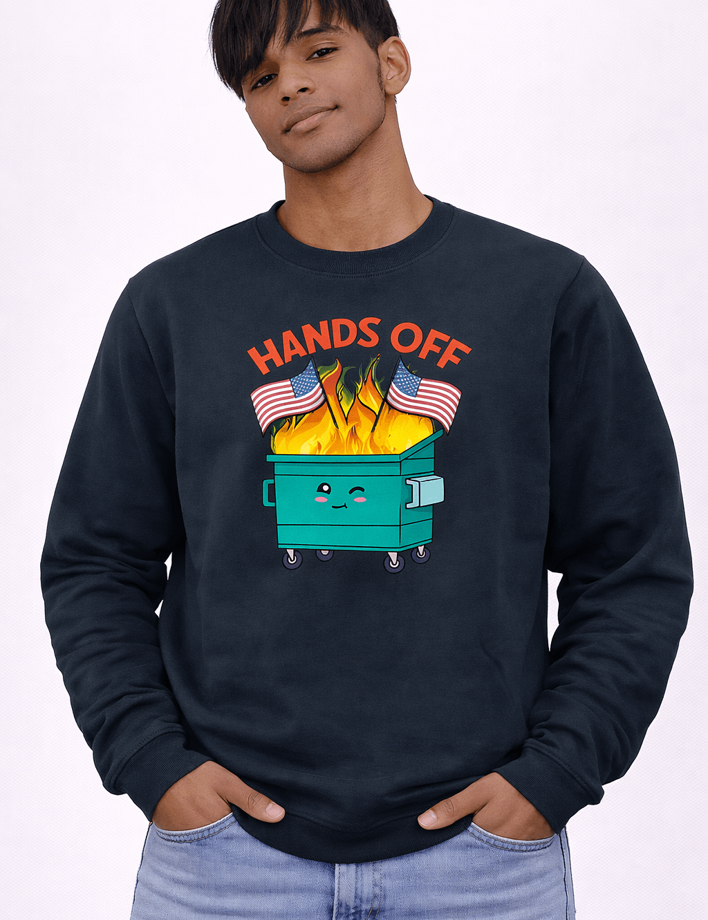 Hands Off American Flag - Hands Off United