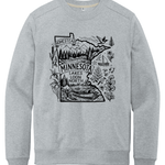 Homestead Minnesota Lake Loon North Shirt | Minnesota Lake Life Graphic Tee | Cabin & Outdoors T-Shirt - Hands Off United