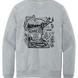 Homestead Minnesota Lake Loon North Shirt | Minnesota Lake Life Graphic Tee | Cabin & Outdoors T-Shirt - Hands Off United