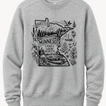Homestead Minnesota Lake Loon North Shirt | Minnesota Lake Life Graphic Tee | Cabin & Outdoors T-Shirt - Hands Off United