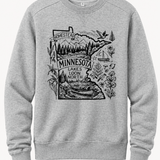 Homestead Minnesota Lake Loon North Shirt | Minnesota Lake Life Graphic Tee | Cabin & Outdoors T-Shirt - Hands Off United