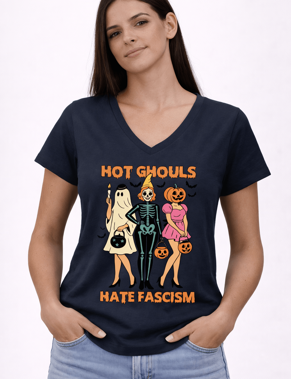 Hot Ghouls Hate Fascism - Hands Off United