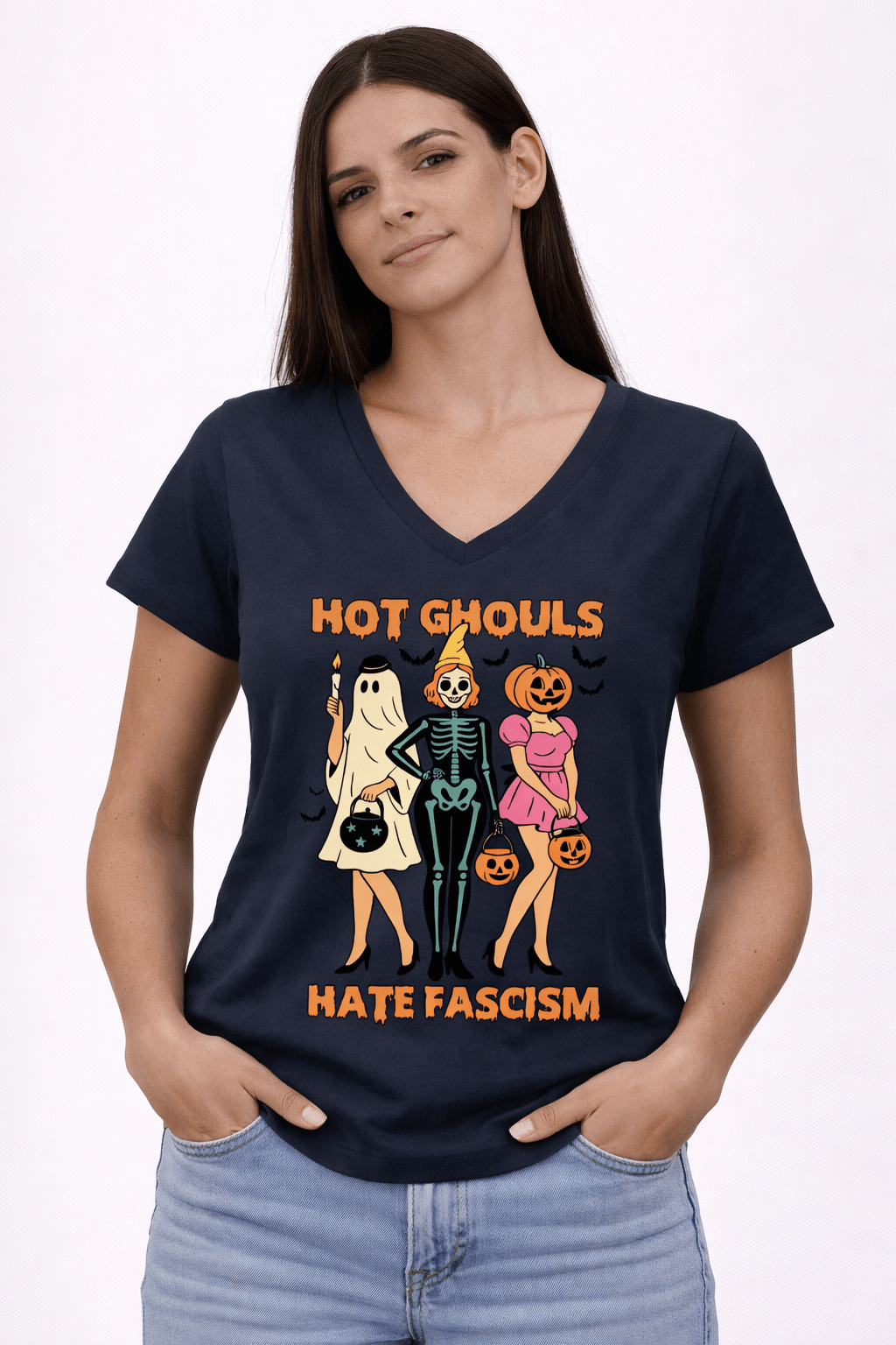 Hot Ghouls Hate Fascism - Hands Off United