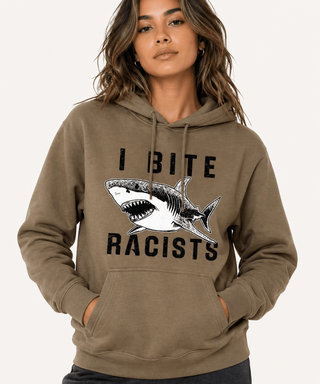 I Bite Racists Anti Racism T-Shirt | Equality Graphic Tee | Social Justice Shirt - Hands Off United