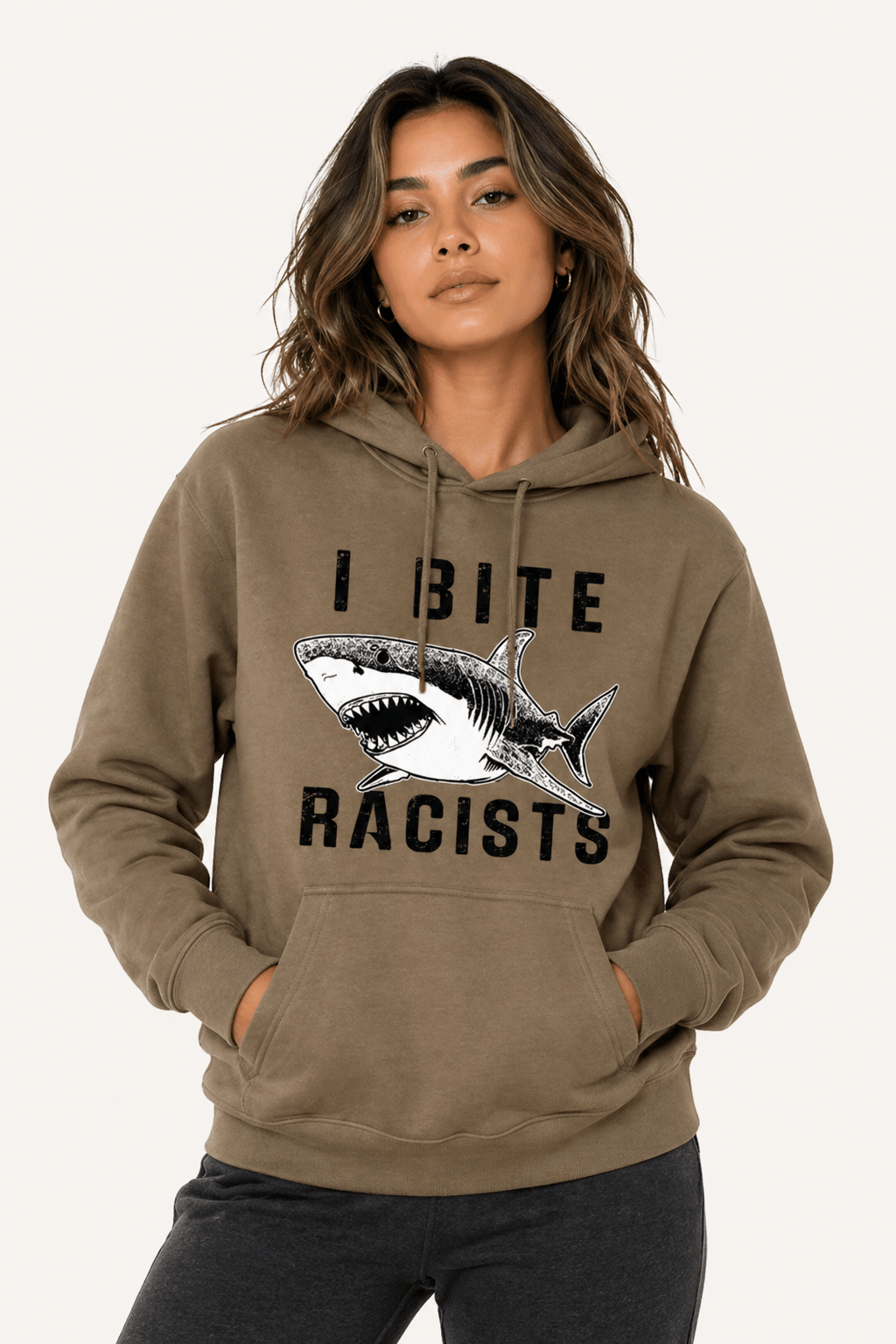I Bite Racists Anti Racism T-Shirt | Equality Graphic Tee | Social Justice Shirt - Hands Off United