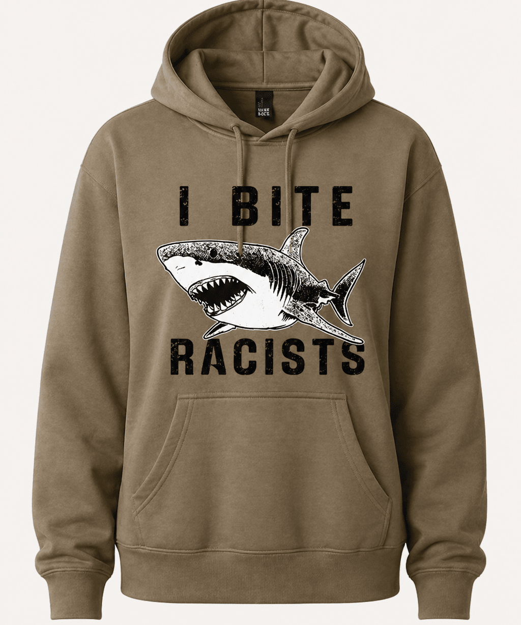 I Bite Racists Anti Racism T-Shirt | Equality Graphic Tee | Social Justice Shirt - Hands Off United