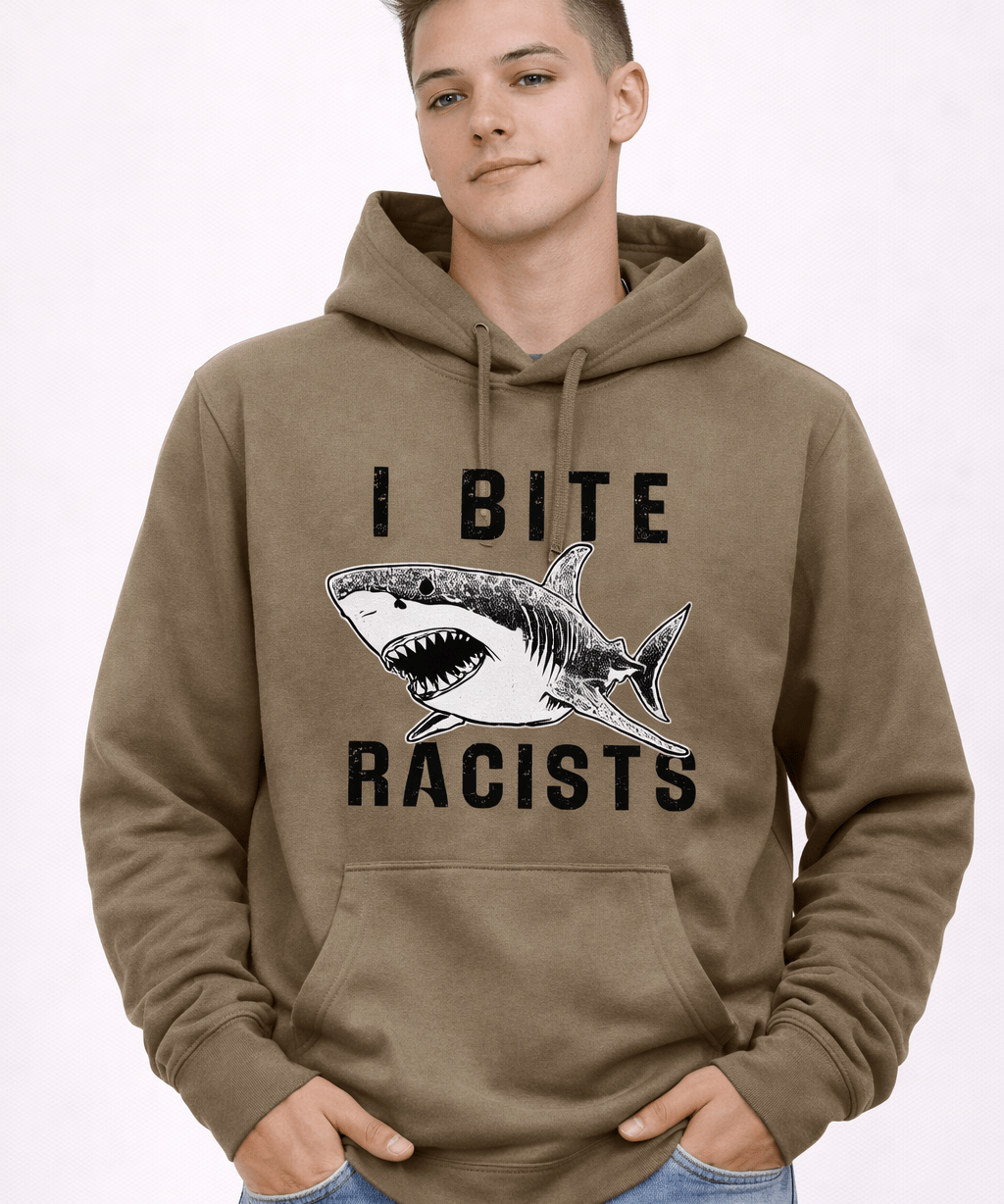I Bite Racists Anti Racism T-Shirt | Equality Graphic Tee | Social Justice Shirt - Hands Off United