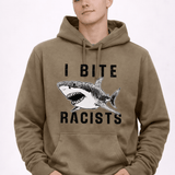 I Bite Racists Anti Racism T-Shirt | Equality Graphic Tee | Social Justice Shirt - Hands Off United