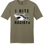 I Bite Racists Anti Racism T-Shirt | Equality Graphic Tee | Social Justice Shirt - Hands Off United