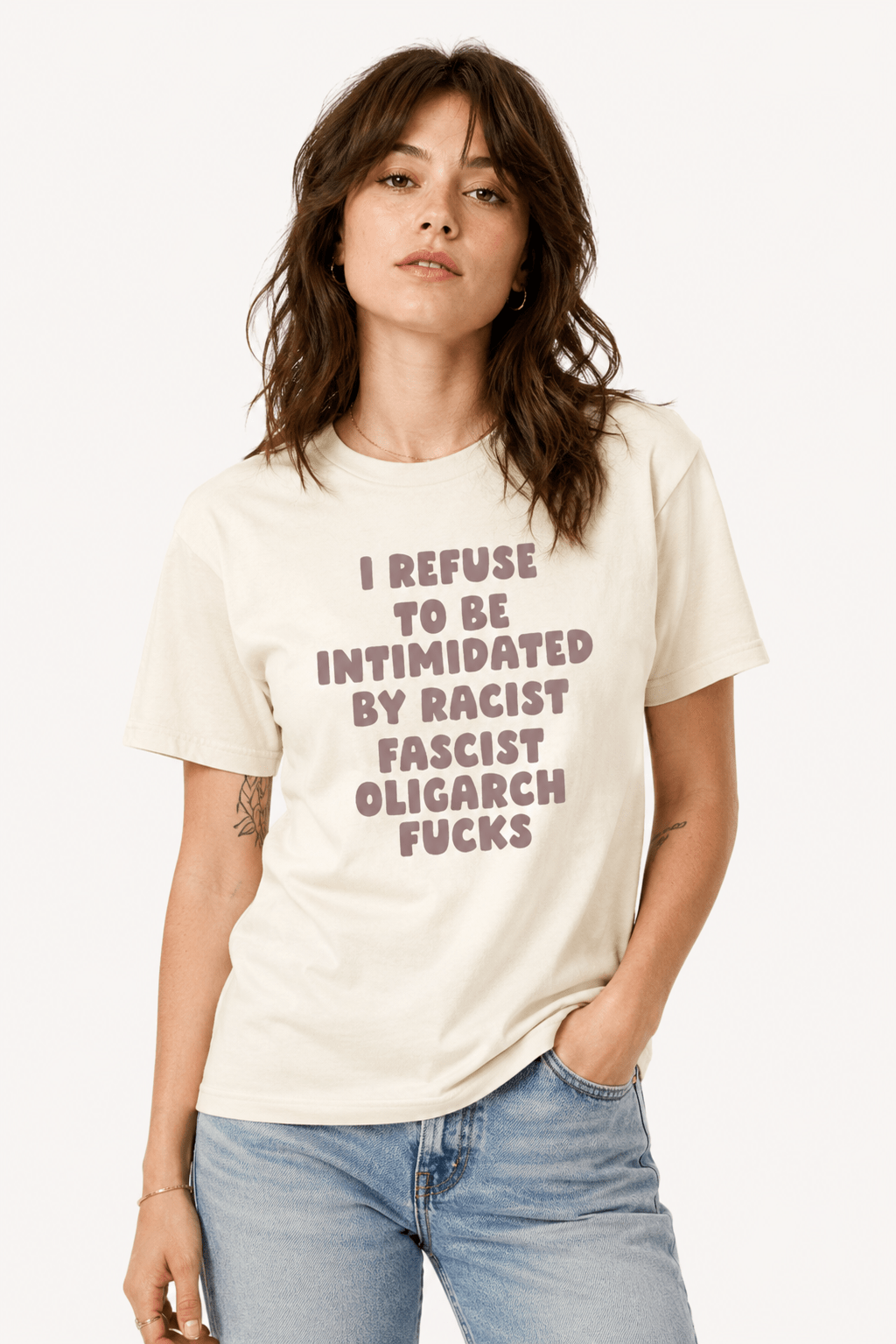 I Refuse to Be Intimidated By Racist - Hands Off United