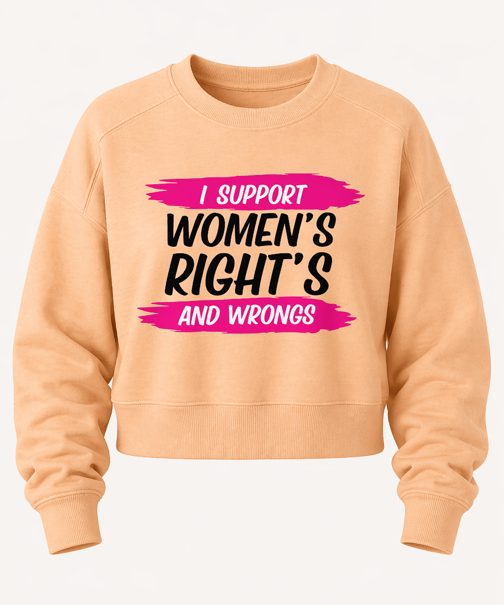 I Support Women's Rights Shirt | Feminist Graphic Tee | Equality Unisex T-Shirt - Hands Off United