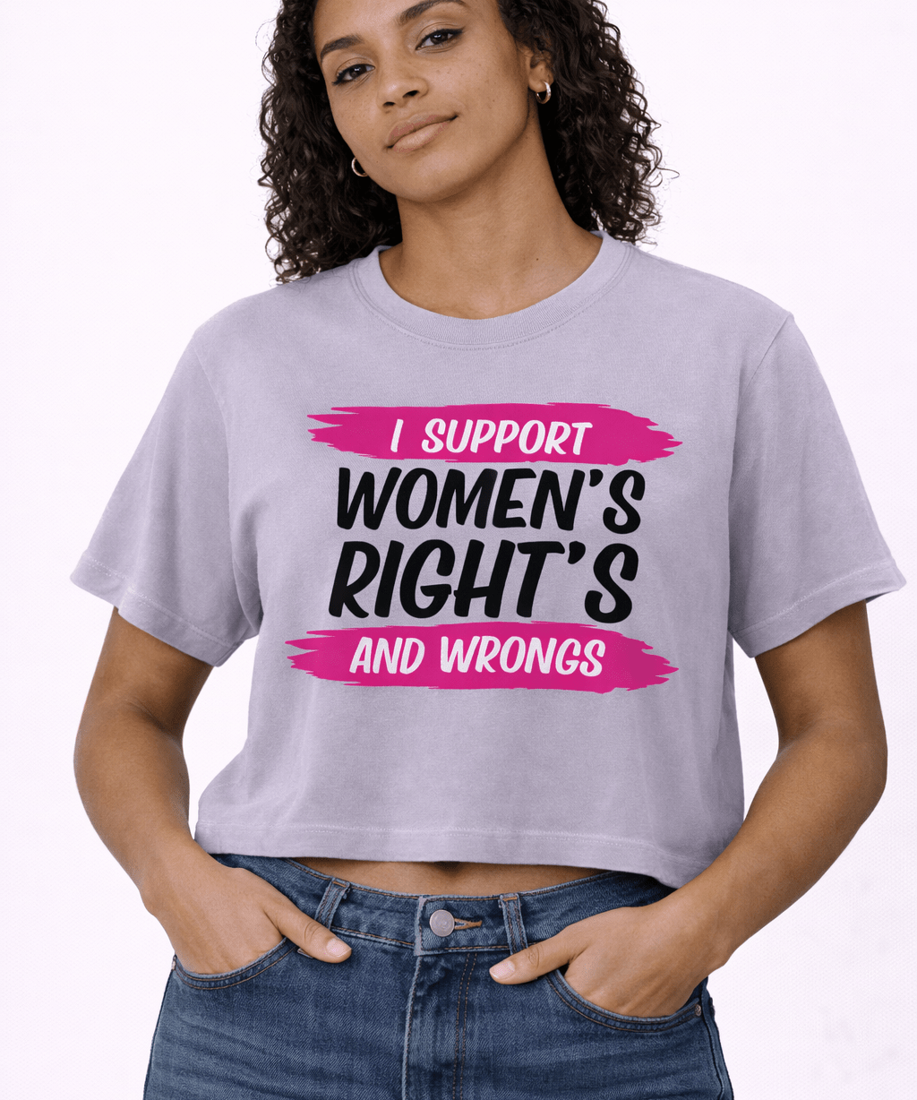 I Support Women's Rights Shirt | Feminist Graphic Tee | Equality Unisex T-Shirt - Hands Off United