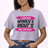 I Support Women's Rights Shirt | Feminist Graphic Tee | Equality Unisex T-Shirt - Hands Off United